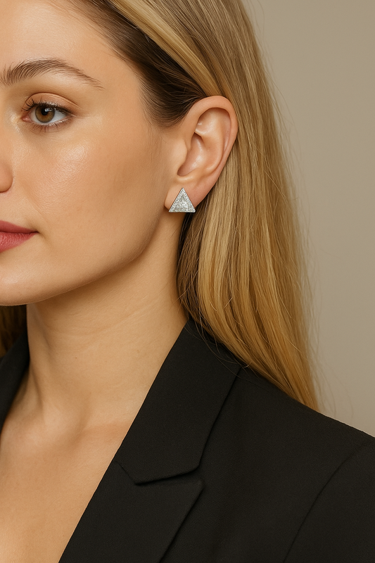 Triangular Solitaire Studs