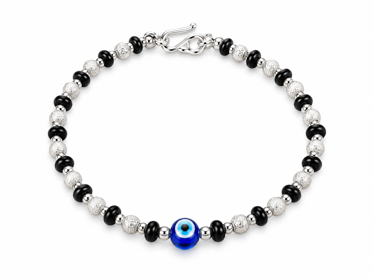 Midnight Nazar 925 Silver Anklet