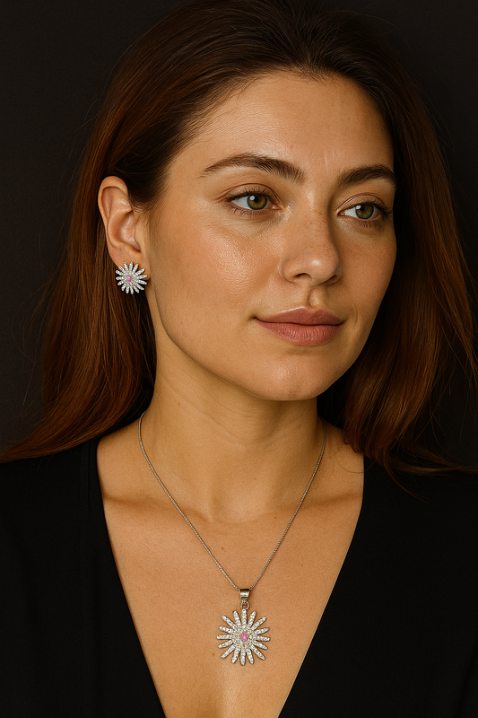 Silver Snowflake Set – Frozen Light, Modern Grace