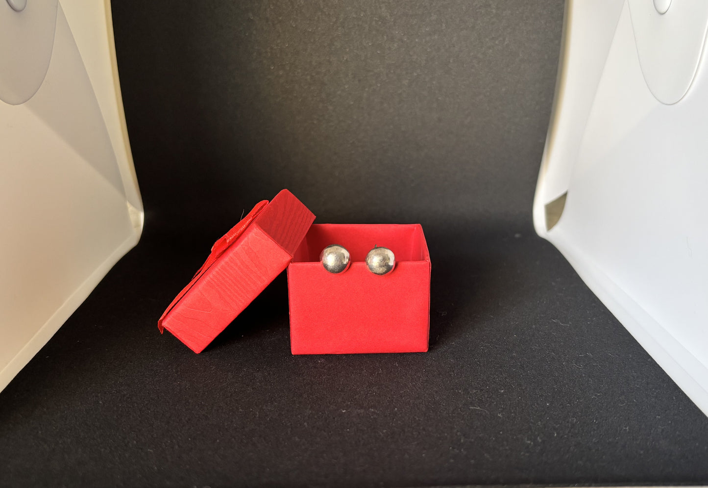 925 Sterling Silver Ball Stud Earrings