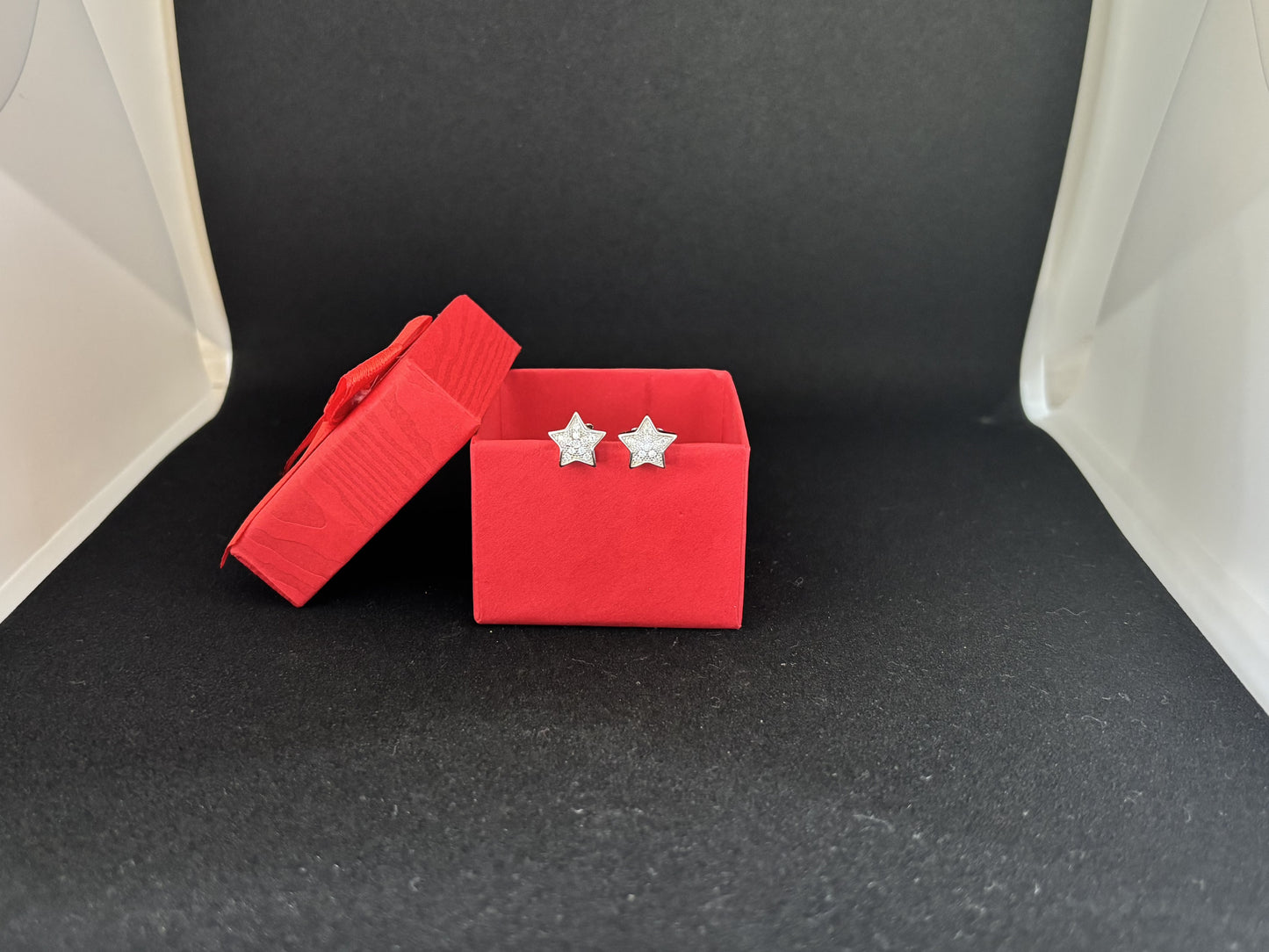 Silver Star Cut Studs – Subtle Sparkle, Timeless Shine