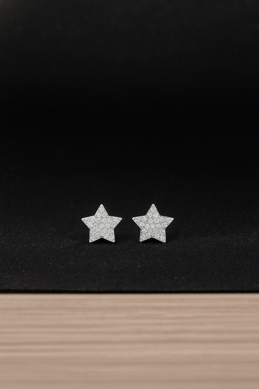 Silver Star Cut Studs – Subtle Sparkle, Timeless Shine